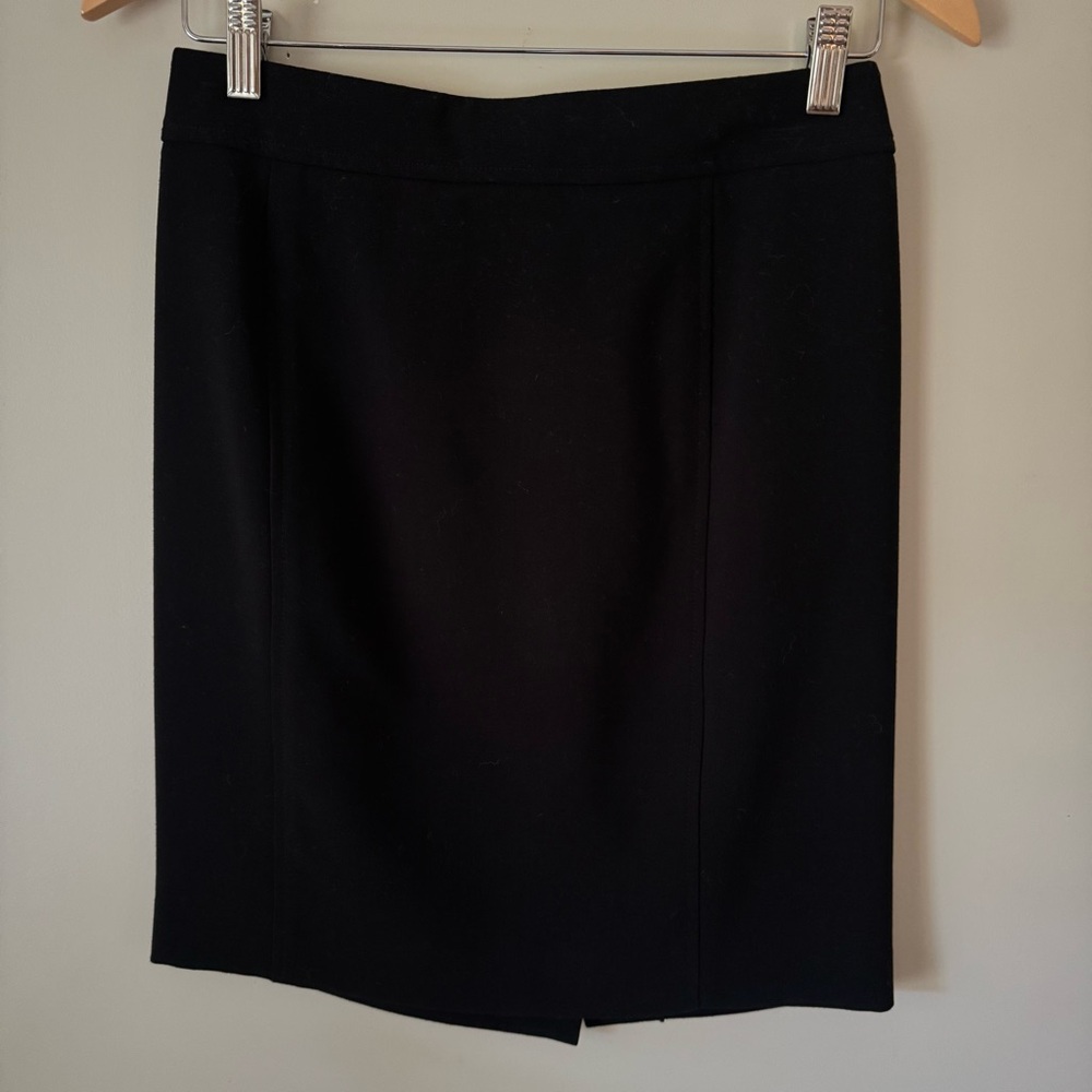 LOFT Petite Pencil Skirt Black 4P Above-the-Knee Classic Workwear - Picture 5 of 11